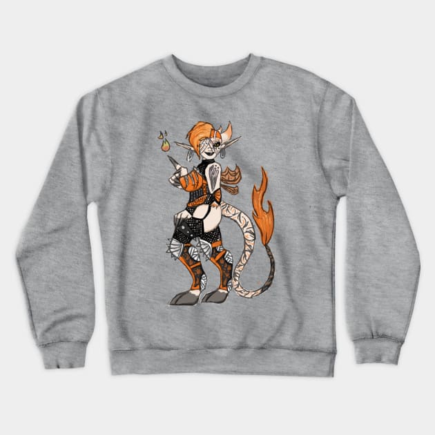 The Fire Thief Crewneck Sweatshirt by PoesUnderstudy